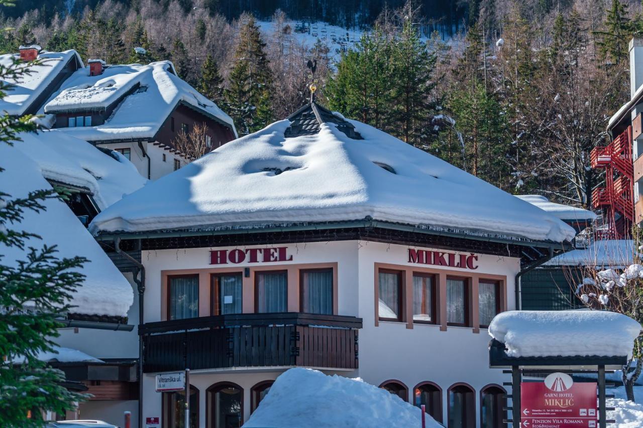 Garni Hotel Miklic Kranjska Gora Exterior foto